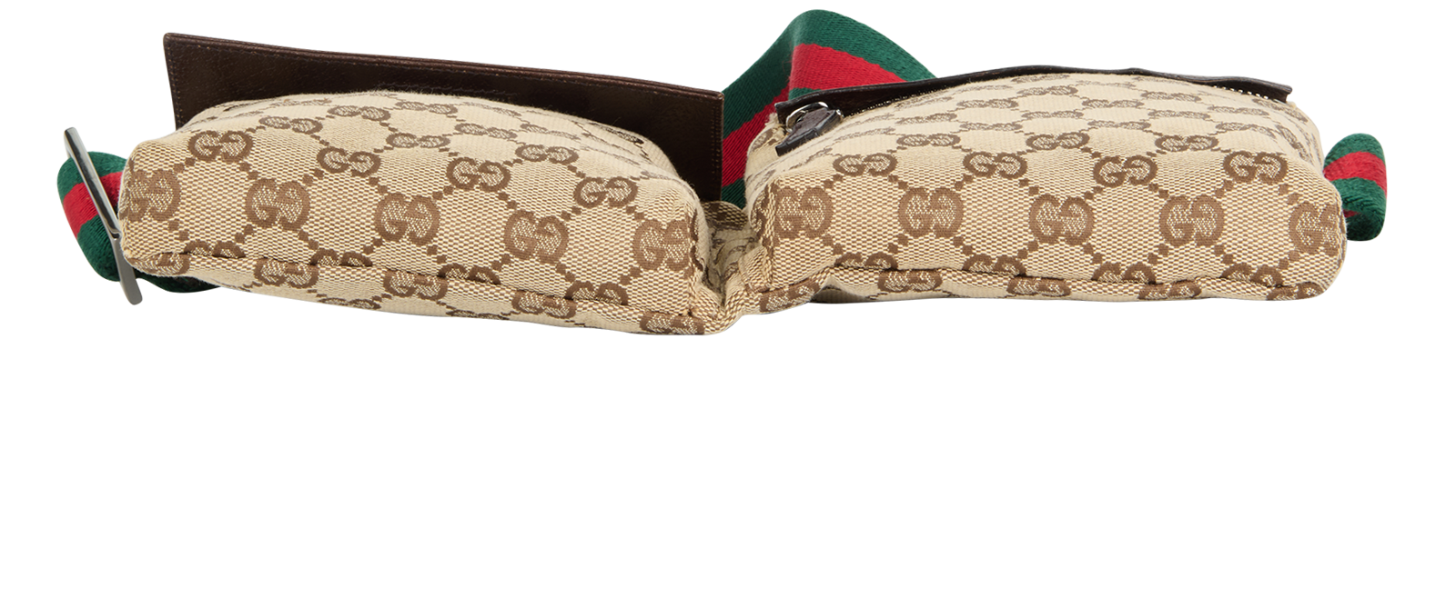 GG Belt Bag, &pound;350, Handbags, Brown, Canvas, Top view